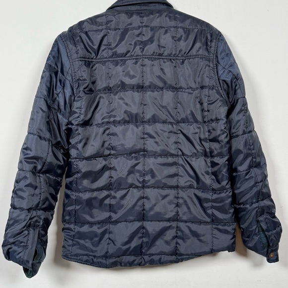 Levi's Dark Blue Quilted Shirt Jacket, Reversible to Plaid, Great Condition! - Picture 5 of 12